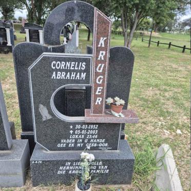 KRUGER Cornelis Abraham 1952-2003
