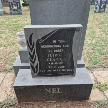 NEL Petrus Johannes 1931-2000