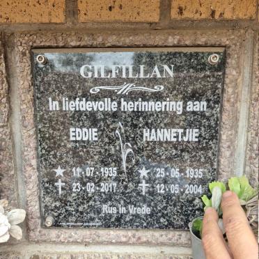 GILFILLAN Eddie 1935-2017 & 1935-2004