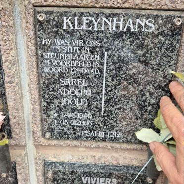 KLEYNHANS Sarel Adolph 1940-2006