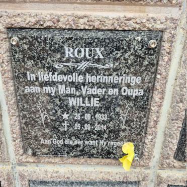 ROUX Willie 1933-2014