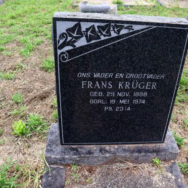 KRUGER Frans 1888-1974