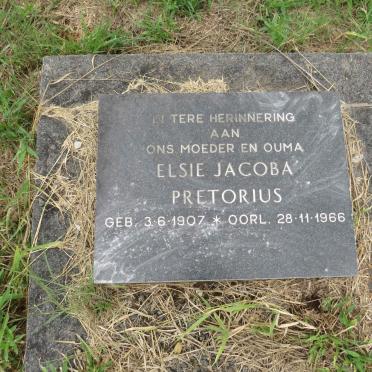 PRETORIUS Elsie Jacoba 1907-1966