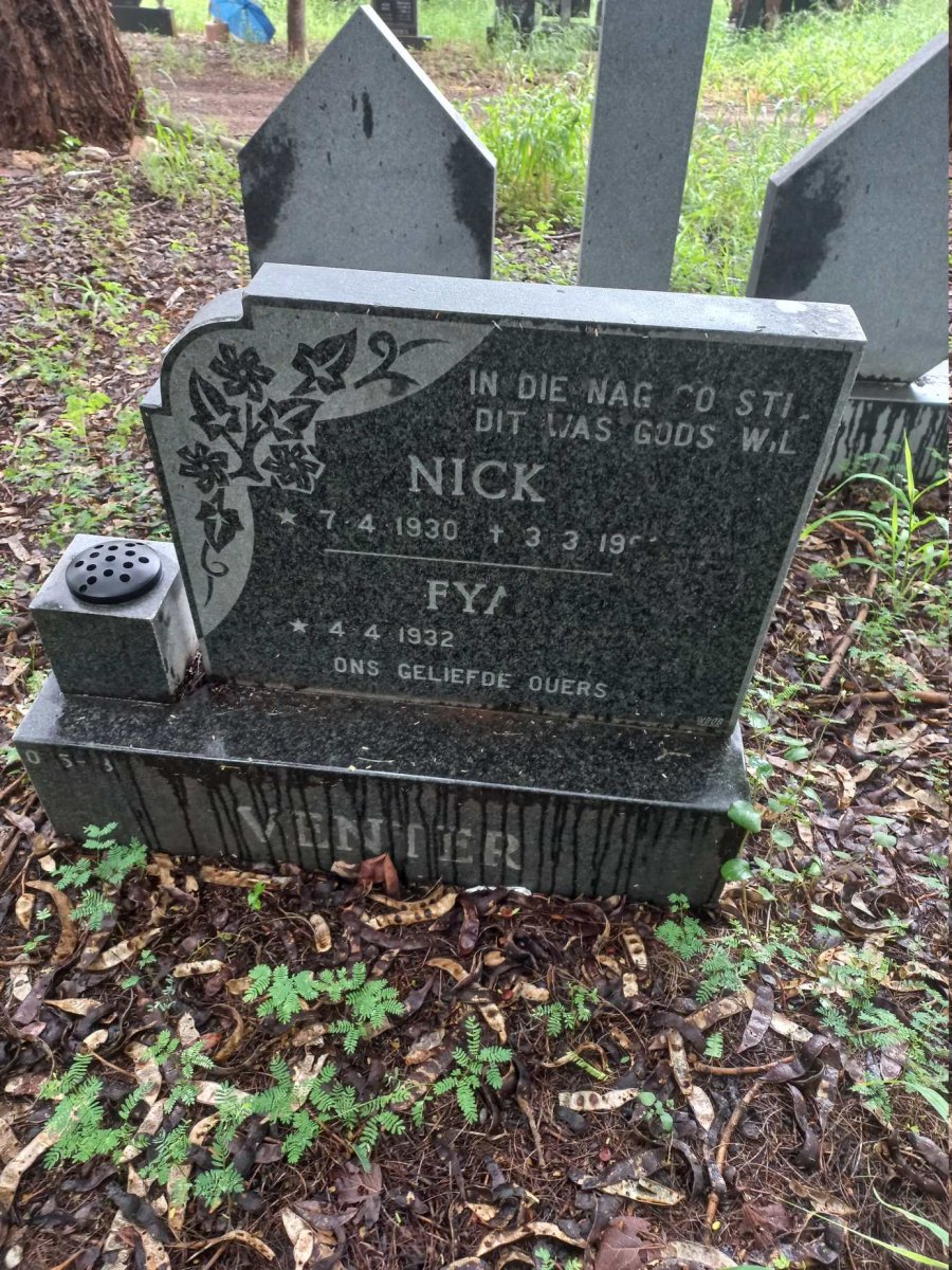 VENTER Nick 1930-19?? & Fya 1932-