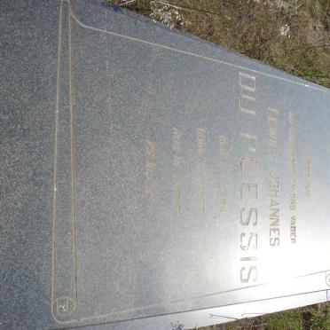 PLESSIS Lewies Johannes, du 1894-1967
